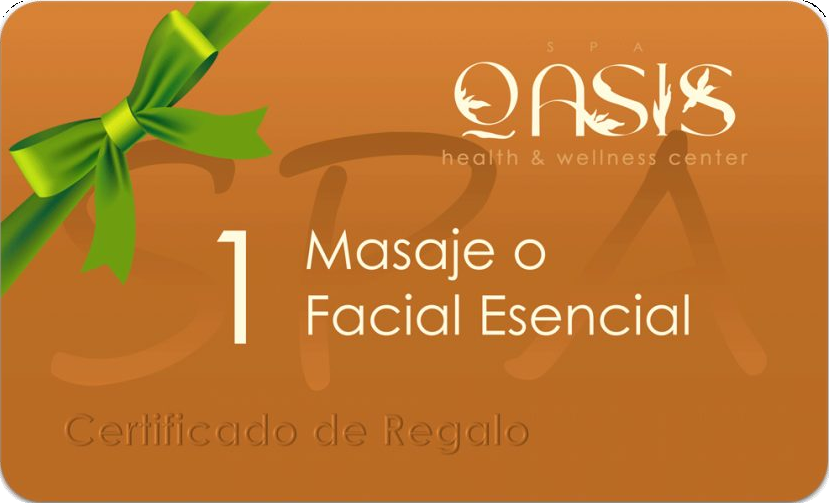 Certificado de regalo Oasis Spa